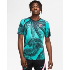 Мужская предматчевая игровая футболка с коротким рукавом FC Barcelona Nike