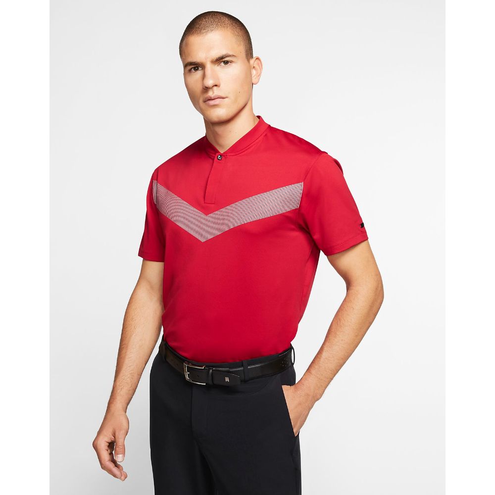 Мужская рубашка-поло для гольфа Nike Dri-FIT Tiger Woods Vapor Nike Мужская рубашка-поло для гольфа Nike Dri-FIT Tiger Woods Vapor Nike