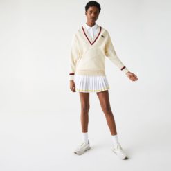 Свитер Lacoste , цвет бежевый, для женщин