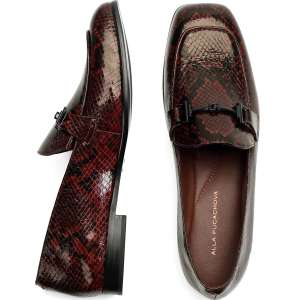 Лоферы Alla Pugachova AP9115-02 snake whisky-20Z Эконика Лоферы Alla Pugachova AP9115-02 snake whisky-20Z Эконика