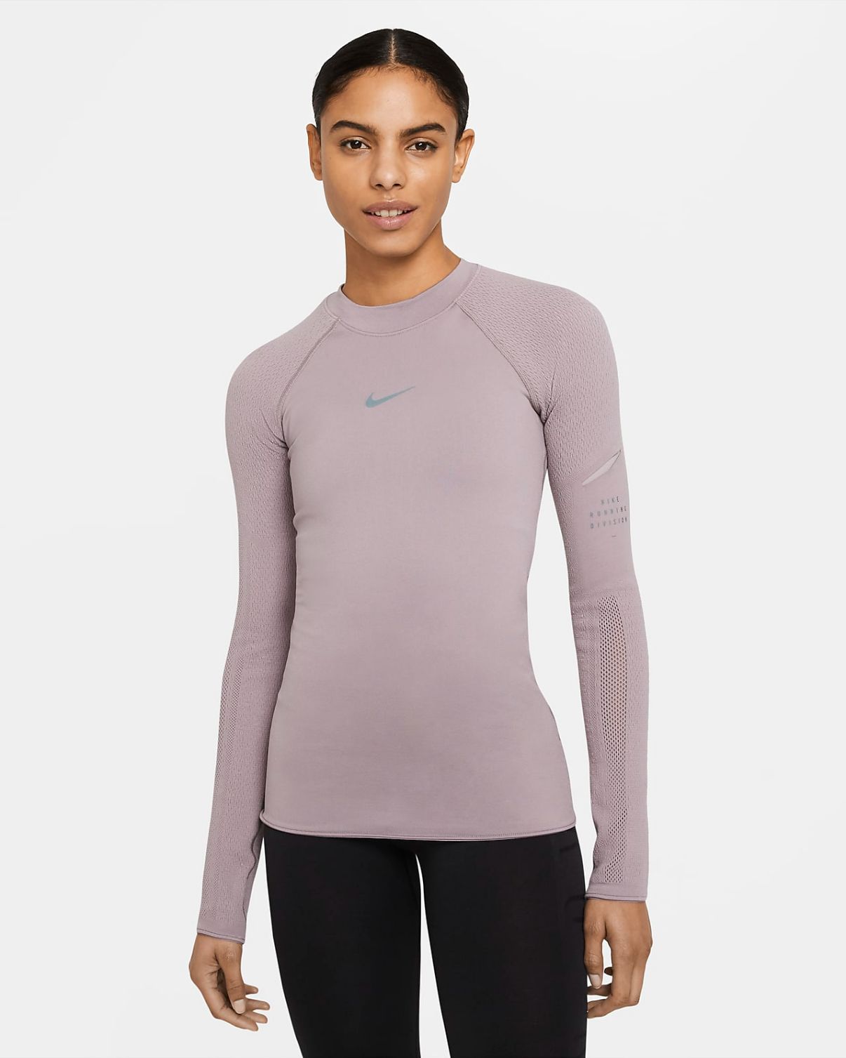 Женская беговая футболка из высокотехнологичного трикотажа с плотной посадкой Nike Run Division Nike Run Division Женская беговая футболка из высокотехнологичного трикотажа с плотной посадкой Nike Run Division Nike Run Division
