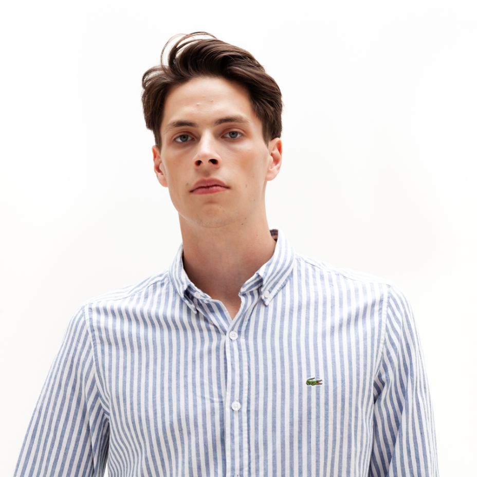 Рубашка Lacoste , для мужчин Рубашка Lacoste , для мужчин