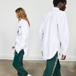 Рубашка Lacoste Fashion Show , цвет белый, для мужчин