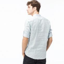 Рубашка Lacoste , цвет голубой, для мужчин