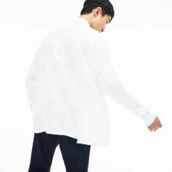 Рубашка Lacoste , цвет белый, для мужчин