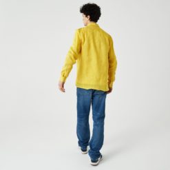 Рубашка Lacoste , цвет желтый, для мужчин
