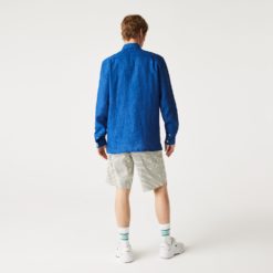 Рубашка Lacoste , цвет синий, для мужчин