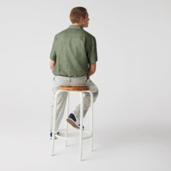 Рубашка Lacoste , цвет зеленый, для мужчин