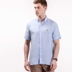 Рубашка Lacoste , цвет белый, для мужчин