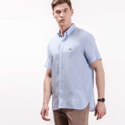 Рубашка Lacoste , цвет белый, для мужчин