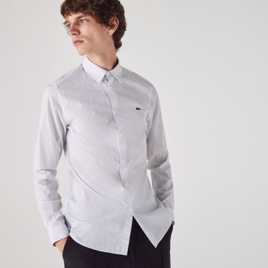 Рубашка Lacoste , для мужчин Рубашка Lacoste , для мужчин