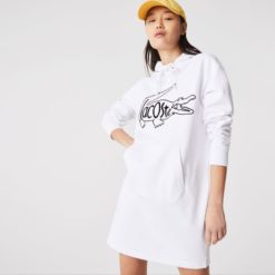 Платье Lacoste , цвет белый, для женщин