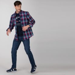 Брюки Lacoste , цвет голубой, для мужчин