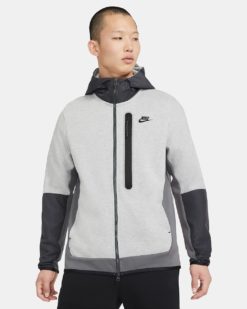 Мужская худи из тканого материала с молнией во всю длину Nike Sportswear Tech Fleece Nike Sportswear Tech Fleece