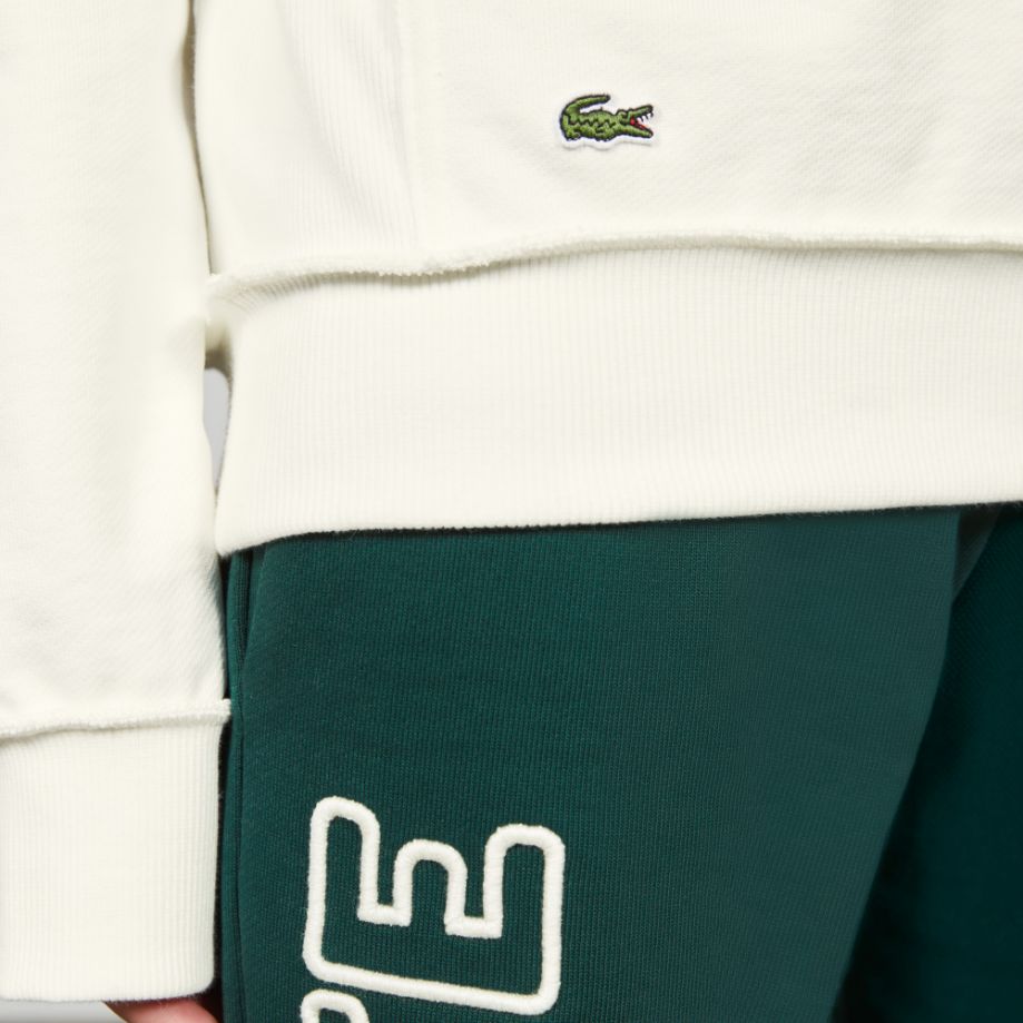 Толстовка Lacoste Fashion Show , цвет белый, для мужчин Толстовка Lacoste Fashion Show , цвет белый, для мужчин