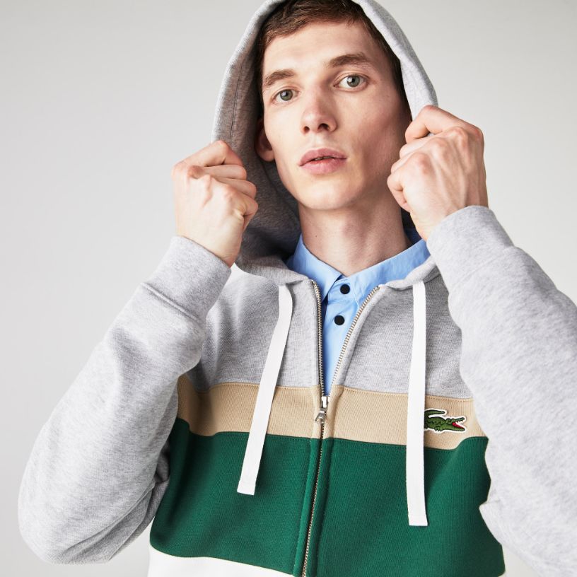 Толстовка Lacoste , цвет разноцветный, для мужчин Толстовка Lacoste , цвет разноцветный, для мужчин