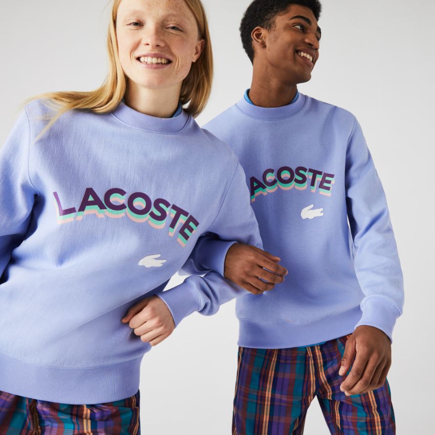 Толстовка Lacoste , цвет фиолетовый, для мужчин Толстовка Lacoste , цвет фиолетовый, для мужчин