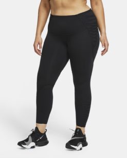 Женские слегка укороченные леггинсы со шнуровкой Nike One Luxe (большие размеры) Nike One Luxe