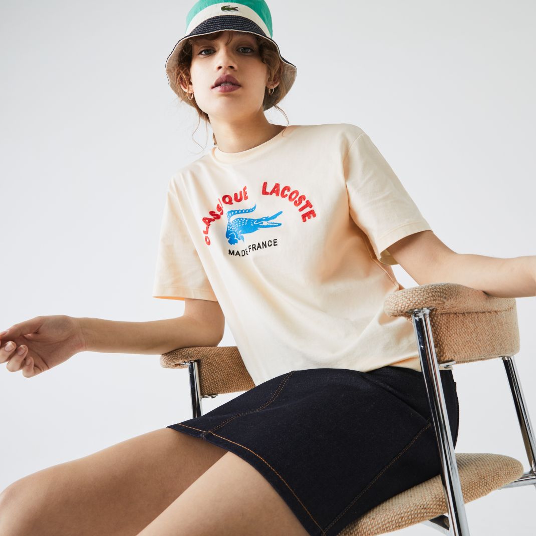 Футболка Lacoste , для женщин Футболка Lacoste , для женщин