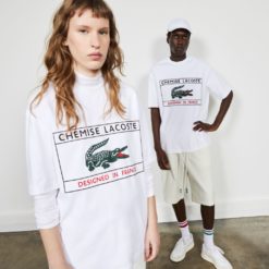 Футболка Lacoste Fashion Show , цвет белый, для мужчин