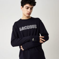 Футболка Lacoste , цвет синий, для мужчин