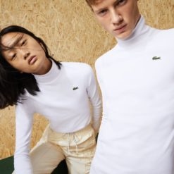 Футболка Lacoste Unisex FASHION SHOW , цвет белый, для мужчин
