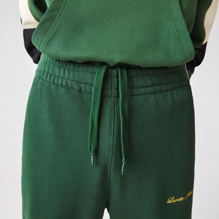 Спортивные штаны Lacoste , цвет зеленый, для мужчин Спортивные штаны Lacoste , цвет зеленый, для мужчин